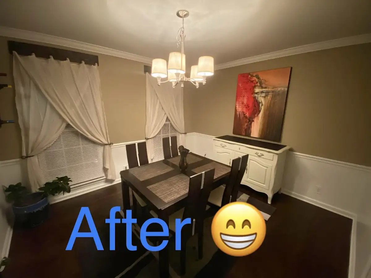 Professional dining room restoration after water damage in Breaux Bridge